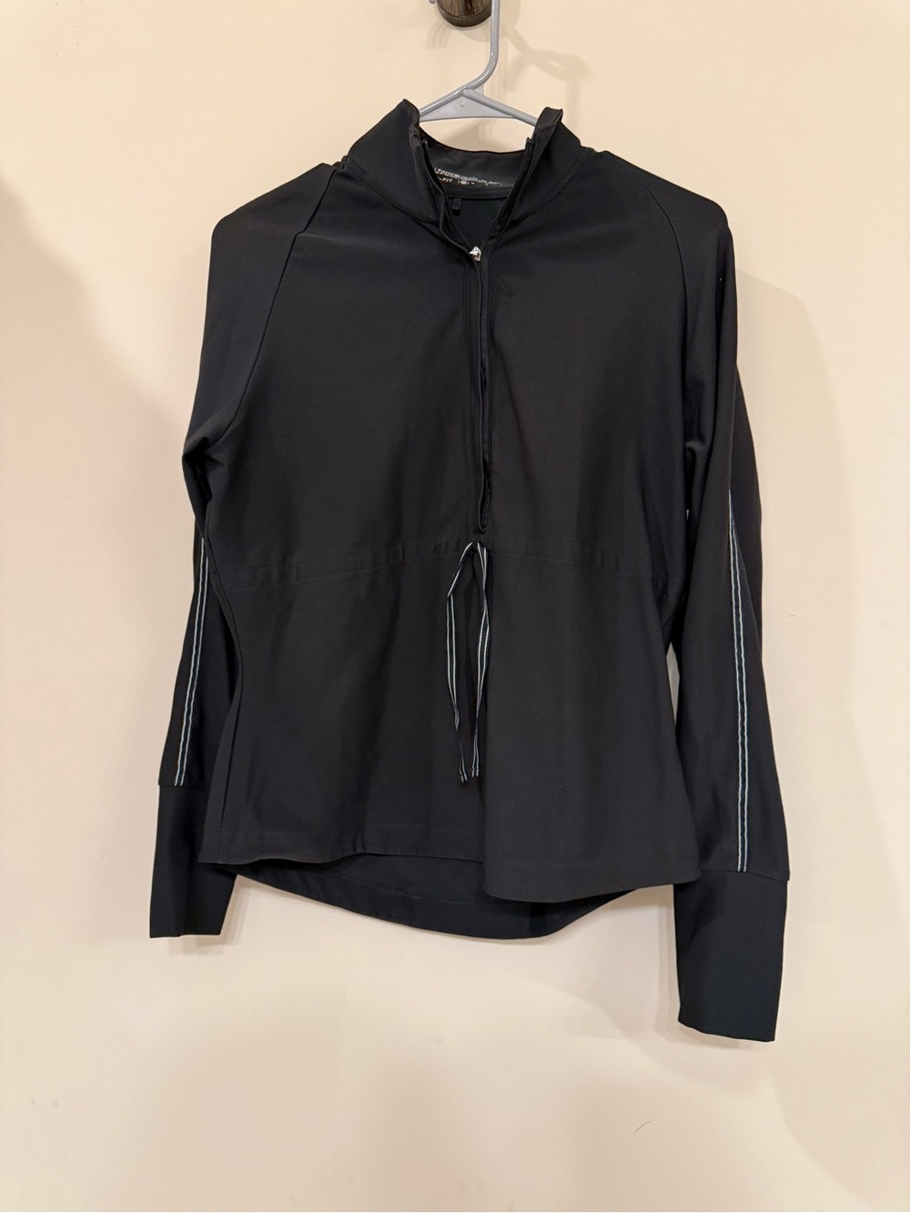 Nike Black Half-Zip Drawcord Performance Hoodie